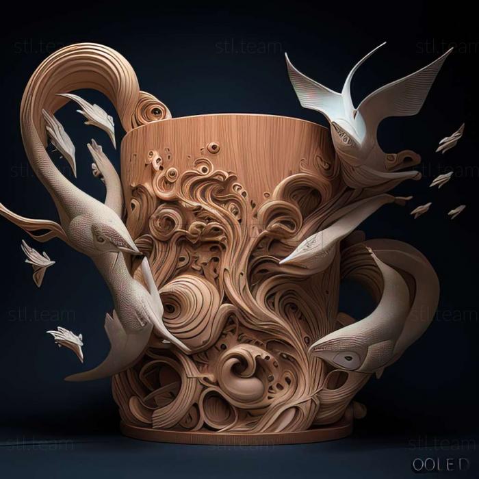3D модель Octillery The OutcaOkutank and Teppouo Whirlpool Cup (STL)